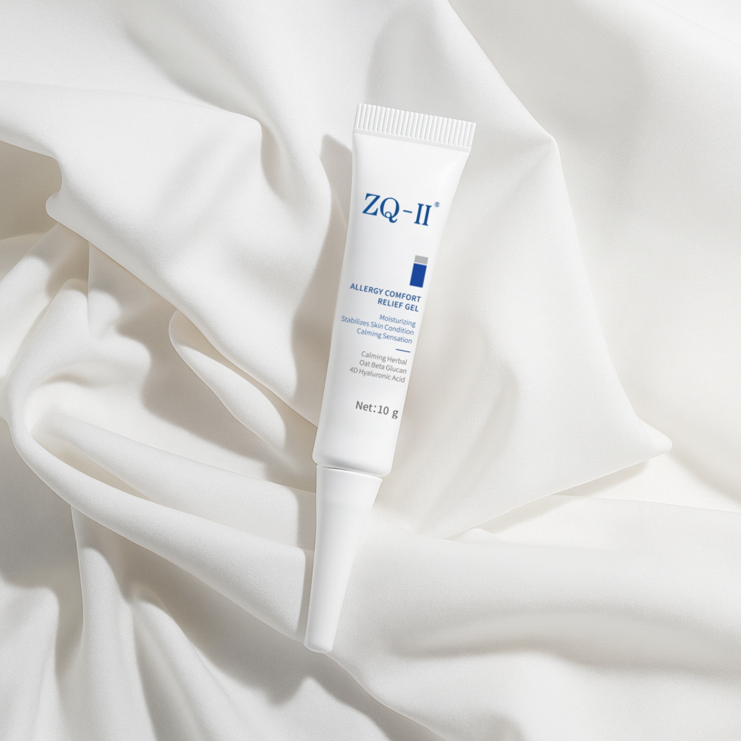 Subsidite sensitive cutis & Seasonal DERMATITIS cum ZQ-II allergy consolatione relevium gel